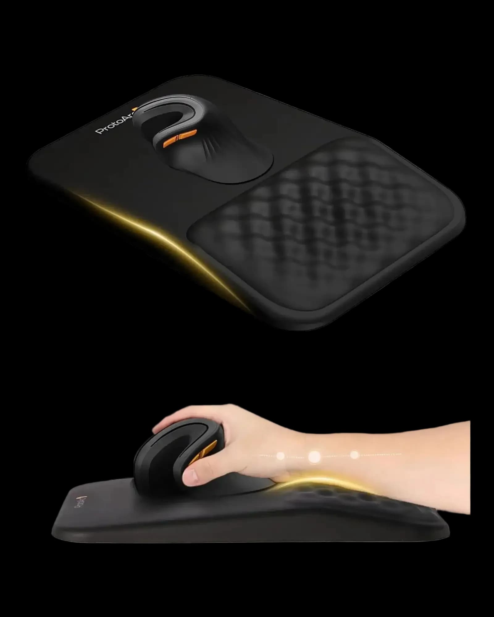 ProtoArc MP50 — mousepad ergonomic cu suport pentru încheietură